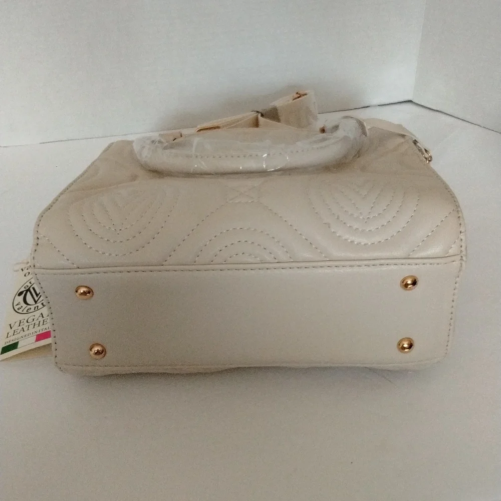 Valentino Orlando Ecru Quilted Handbag with Gold Details NWT ($299). - Picture 4 of 4